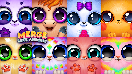 Merge Cute Animal: Pets jogos ekran görüntüsü