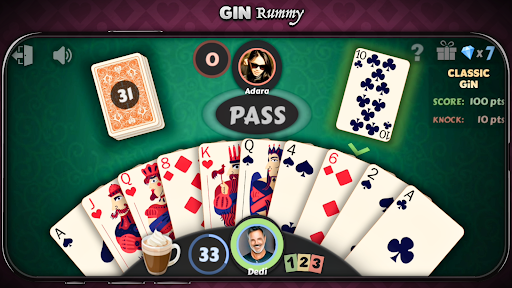 Gin Rummy - Offline ekran görüntüsü