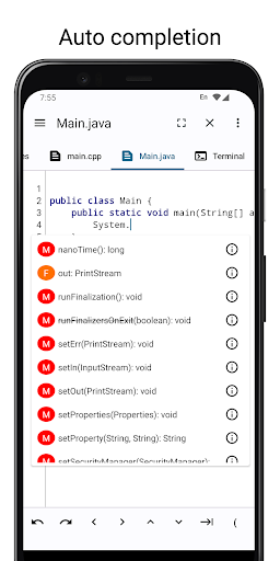 Code Editor ekran görüntüsü