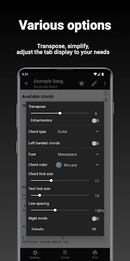 GuitarTab - Tabs & Chords Pro ekran görüntüsü