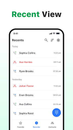 Contacts: Phone Calls & Home ekran görüntüsü