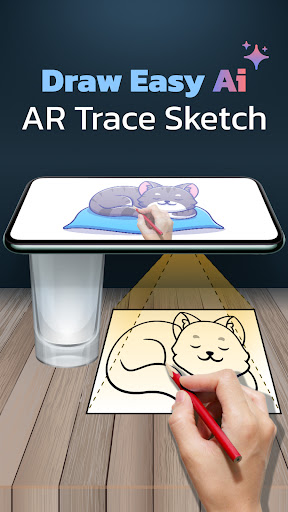 Draw Easy AI: AR Trace Sketch ekran görüntüsü