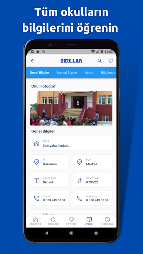 Okullar ekran görüntüsü