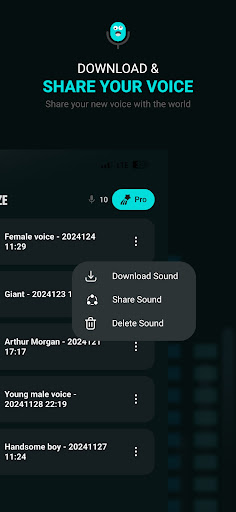 Voice Changer AI - Craze ekran görüntüsü