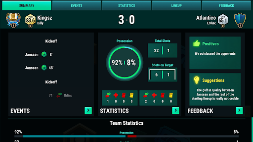 Ultimate Football Manager ekran görüntüsü