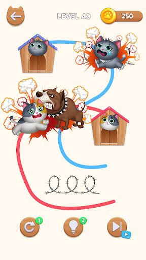 Cat Rush - Draw to Home ekran görüntüsü
