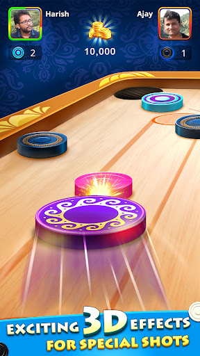 Carrom Dünyası :3D Masa Oyunu ekran görüntüsü