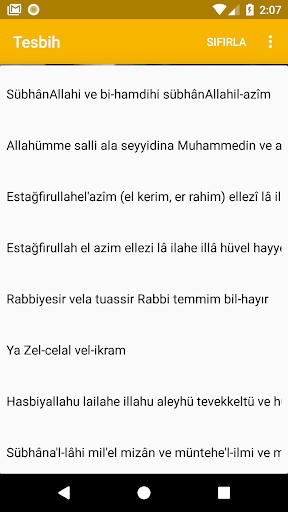 Tesbih - Dualar ile zikirmatik ekran görüntüsü