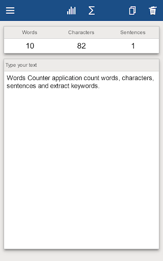 Word Character Counter ekran görüntüsü