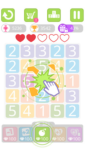 Numbers chain reaction ekran görüntüsü