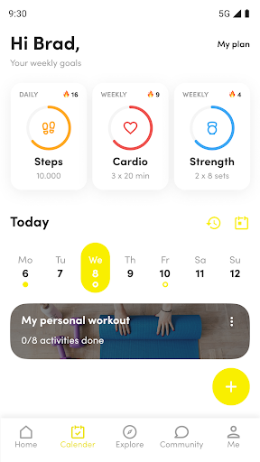 SAUTER FITNESS ekran görüntüsü