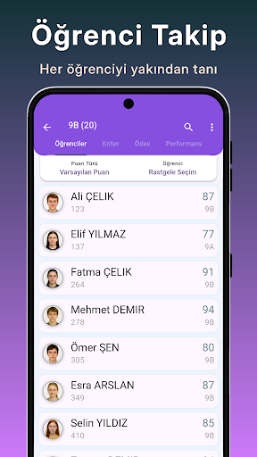 Class Rate: Öğretmen Asistanı ekran görüntüsü
