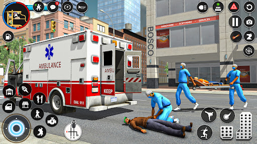 Ambulance Rescue Doctor Games ekran görüntüsü