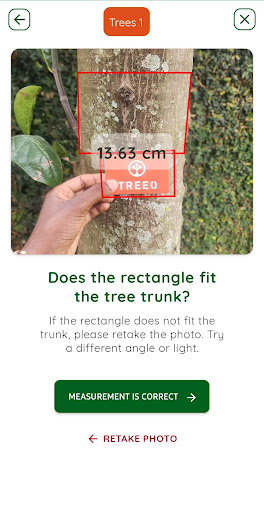 TREEO - the tree tracking app ekran görüntüsü
