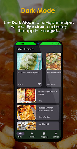 Italian Recipes Offline ekran görüntüsü