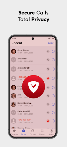 iCall OS Dialer & Call Screen ekran görüntüsü