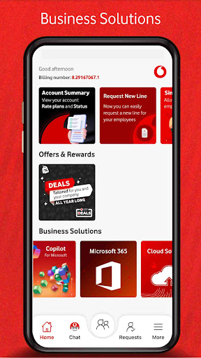 Vodafone Business ekran görüntüsü