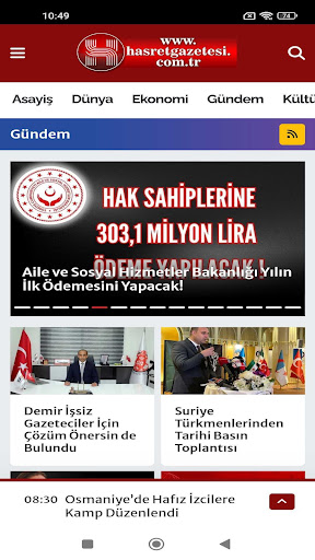Hasret Gazetesi ekran görüntüsü