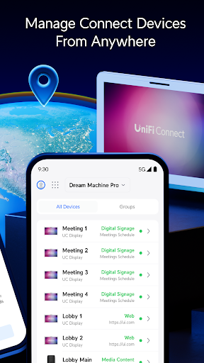 UniFi Connect ekran görüntüsü