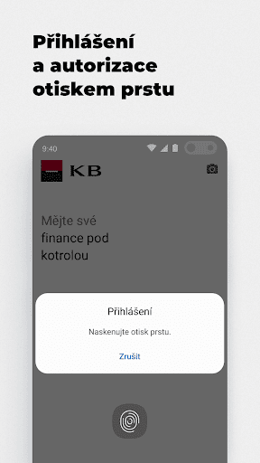 KB Mobilní banka Business ekran görüntüsü