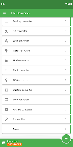File Converter ekran görüntüsü