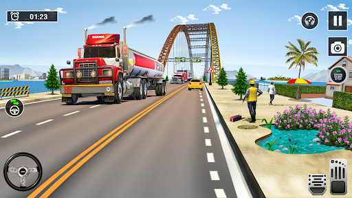 Oil Tanker Truck: Driving Game ekran görüntüsü