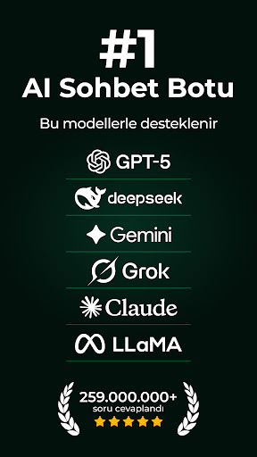 Türkçe Yapay Zeka - Chat: AI! ekran görüntüsü