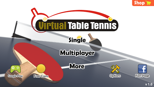 Virtual Table Tennis ekran görüntüsü