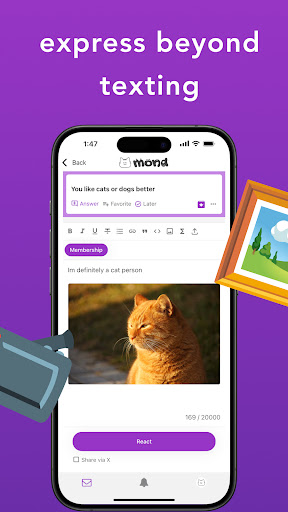 mond - anonymous q&a platform ekran görüntüsü