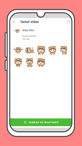 Cute Duduu Stickers Collection ekran görüntüsü