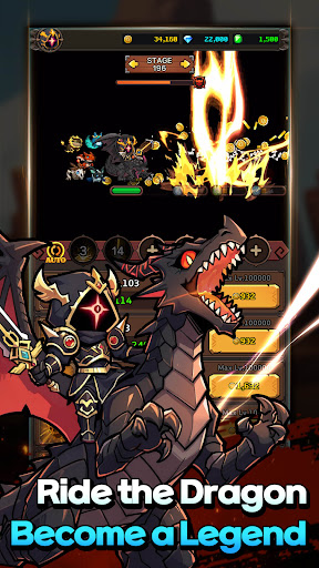 Dragon Slayer : Pixel Idle RPG ekran görüntüsü
