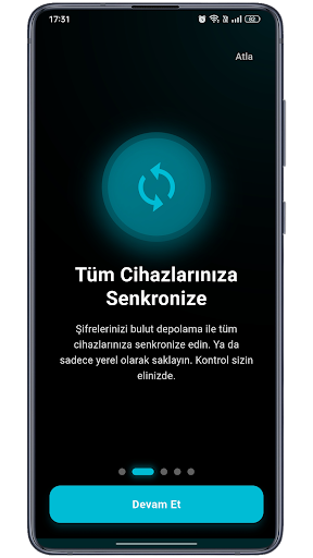 Parola Manager ekran görüntüsü