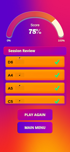 Note Trainer ekran görüntüsü