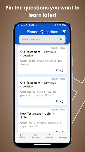 Portuguese Bible Quiz ekran görüntüsü