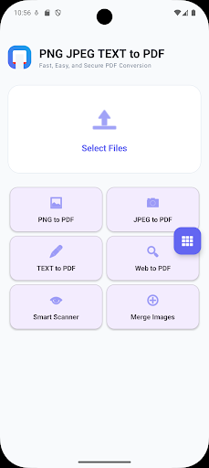 PDF Converter: Image, Txt, Web ekran görüntüsü