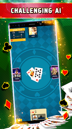 Euchre Offline - Single Player ekran görüntüsü