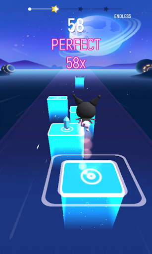 Tiles Music Kuromi Hop Sanrio ekran görüntüsü
