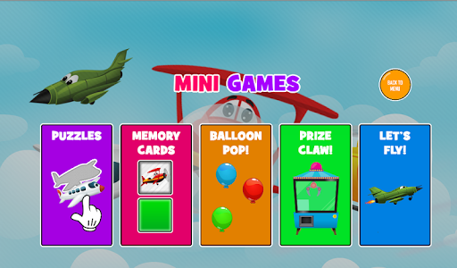 Fun Kids Planes Game ekran görüntüsü
