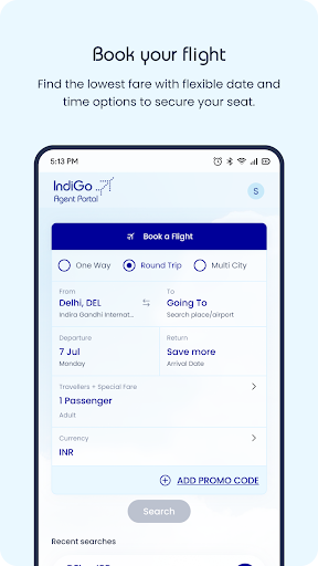 IndiGo Access ekran görüntüsü