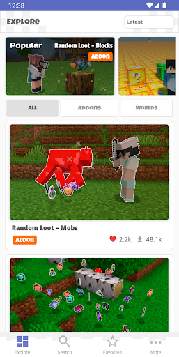 Addons & Worlds for Minecraft ekran görüntüsü