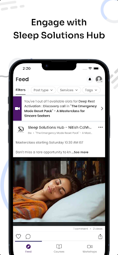 Sleep Solutions Hub ekran görüntüsü