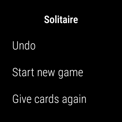 Solitaire Wearable ekran görüntüsü
