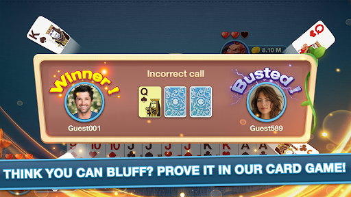 Bluff Card Game ekran görüntüsü