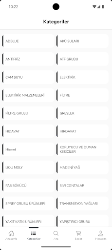 Rasyonel Madeni Yağ ekran görüntüsü