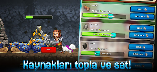 Miners Settlement: Idle RPG ekran görüntüsü