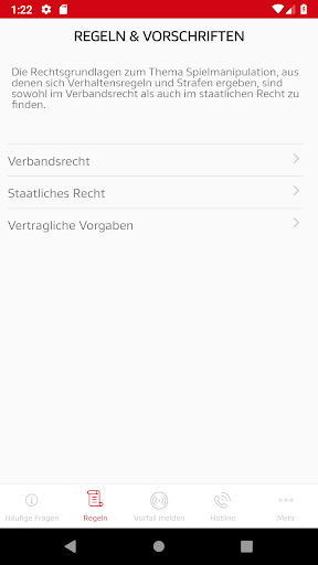 DFL Integrity App ekran görüntüsü