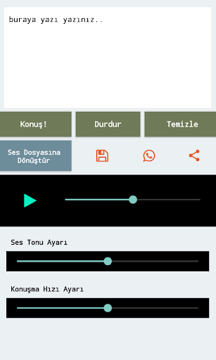 Yazı Yaz Konuşsun ekran görüntüsü