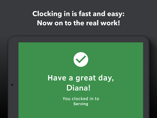 QuickBooks Time Kiosk ekran görüntüsü