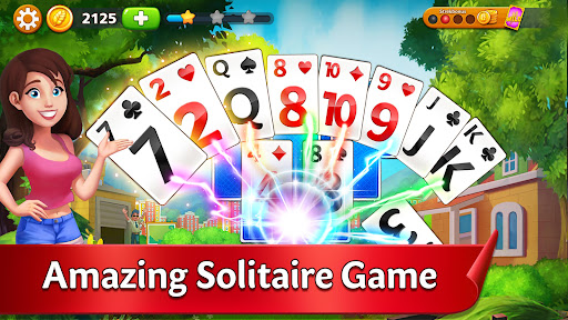 Solitaire Garden TriPeak Story ekran görüntüsü