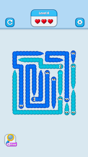 Wiggle Escape: Snake Puzzle ekran görüntüsü